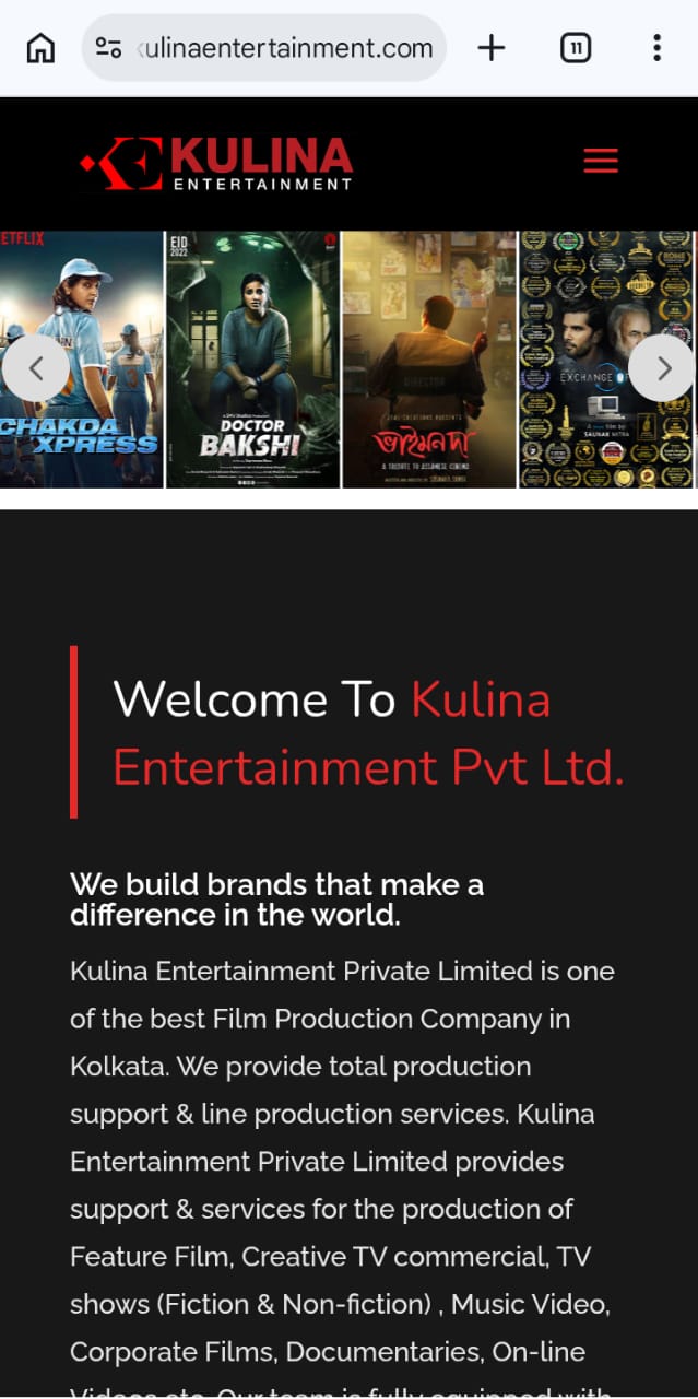 Website Development Kulina Entertainment