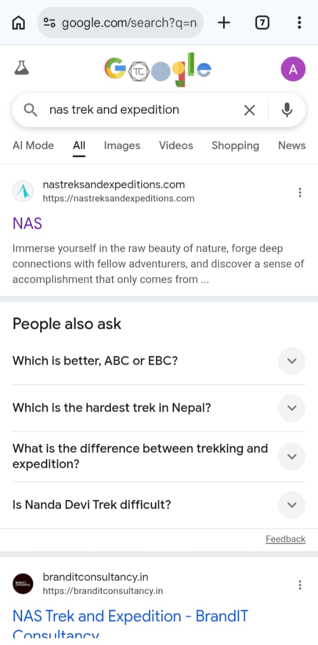 NAS Trek and Expedition